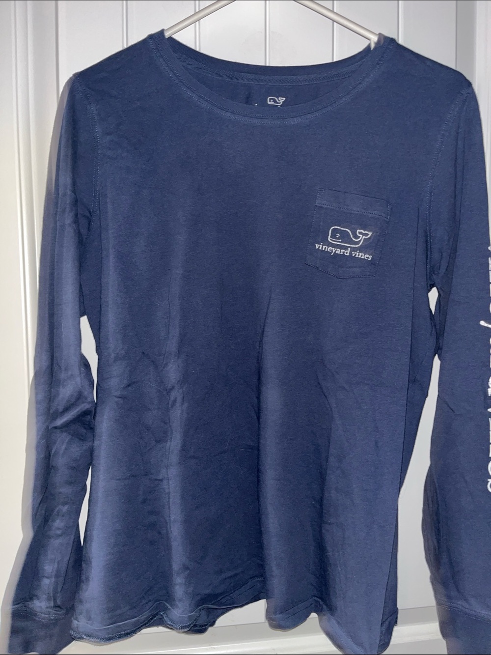 Vineyard Vines Long-Sleeve Pocket Tee - Deep Navy